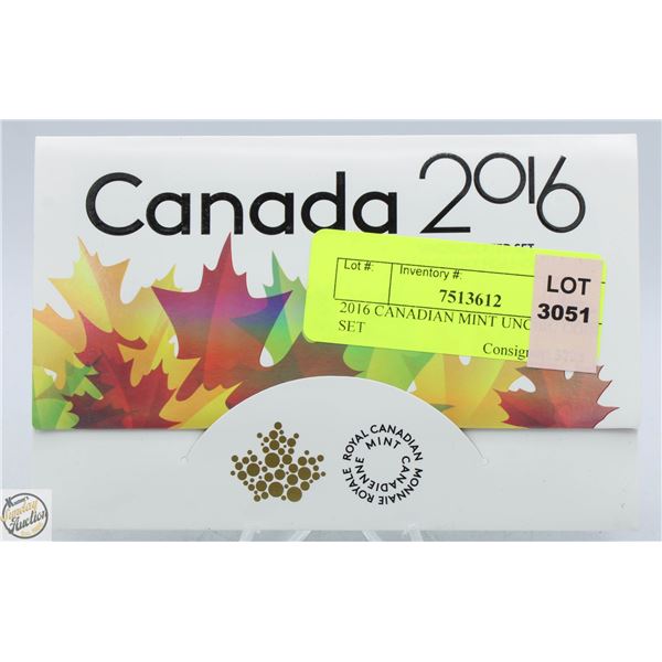 2016 CANADIAN MINT UNCIRC COIN SET
