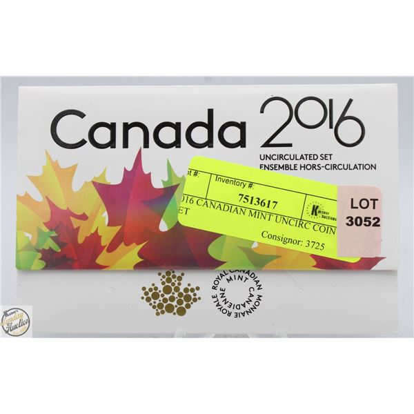 2016 CANADIAN MINT UNCIRC COIN SET