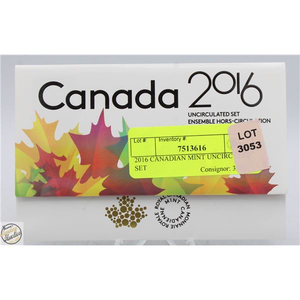 2016 CANADIAN MINT UNCIRC COIN SET