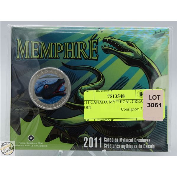 2011 CANADA MYTHICAL CREATURE COIN