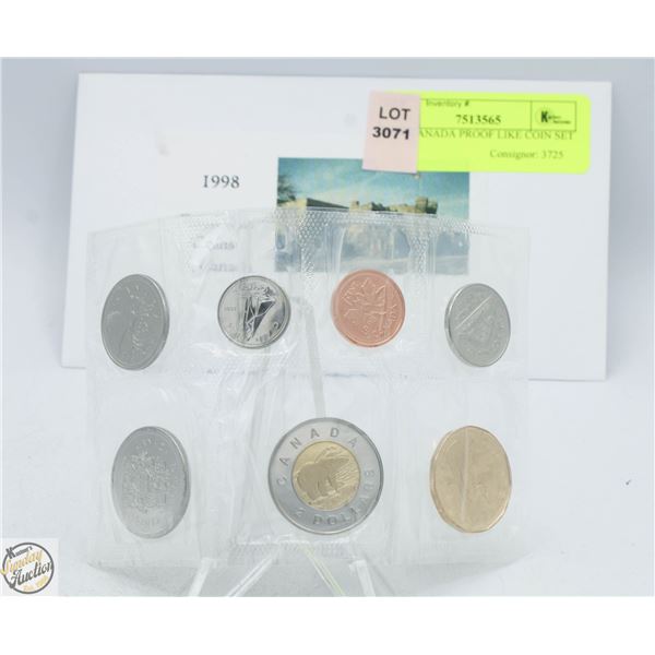1998 CANADA PROOF LIKE COIN SET