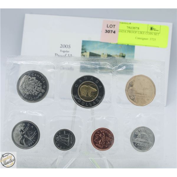 2005 CANADA PROOF LIKE COIN SET