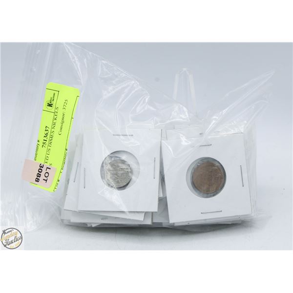 ASSORTED US DIMES NICKELS PENNIES