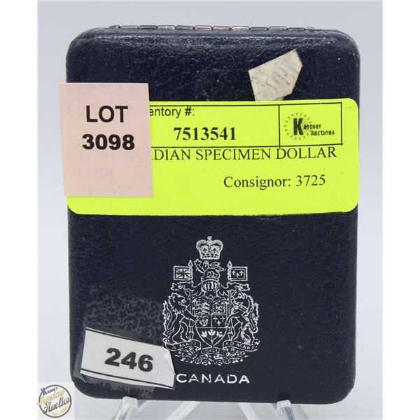 1975 CANADIAN SPECIMEN DOLLAR COIN