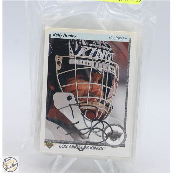 25 ASSORTED AUTOGRAPHED HOCKEY CARDS