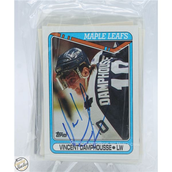 25 ASSORTED AUTOGRAPHED HOCKEY CARDS