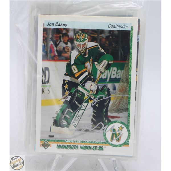 25 ASSORTED AUTOGRAPHED HOCKEY CARDS
