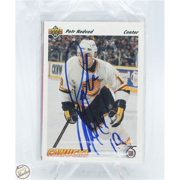 PETR NEDVED AUTOGRAPH CARD LOT OF 7