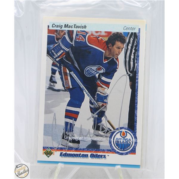 CRAIG MACTAVISH AUTOGRAPH CARD LOT OF 5