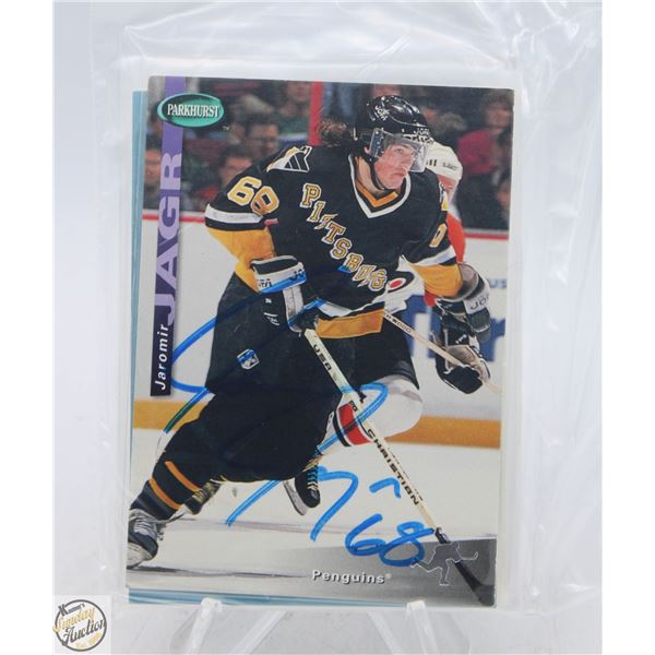 JAROMIR JAGR AUTOGRAPH CARD LOT OF 4