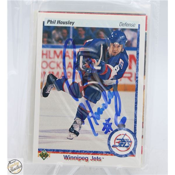 PHIL HOUSLEY AUTOGRAPH CARD LOT OF 5