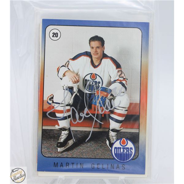 MARTIN GLINAS AUTOGRAPH CARD LOT OF 6