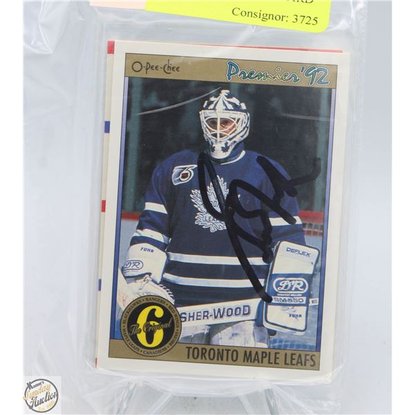 GRANT FUHR AUTOGRAPH CARD LOT OF 4