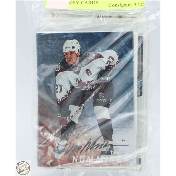 25 ASSORTED AUTOGRAPHED HOCKEY CARDS