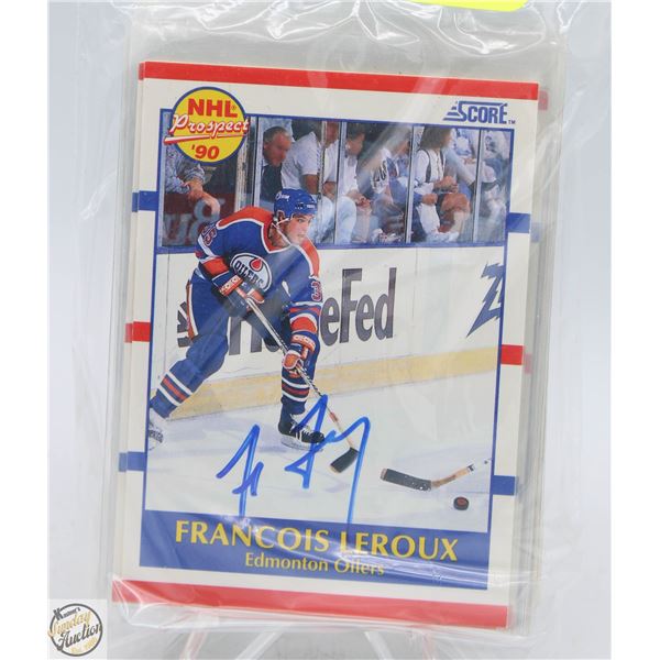 25 ASSORTED AUTOGRAPHED HOCKEY CARDS