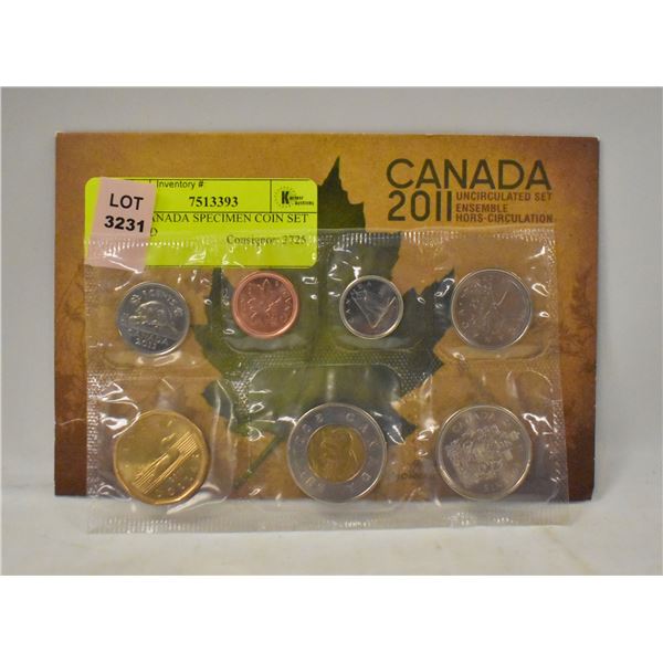 2011 CANADA SPECIMEN COIN SET SEALED