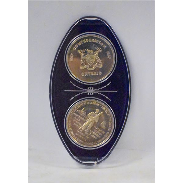 1967 CONFEDERATION COINS IN CASE