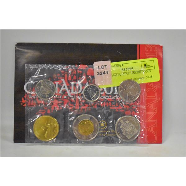 2013 CANADA MINT UNCIRC COIN SET