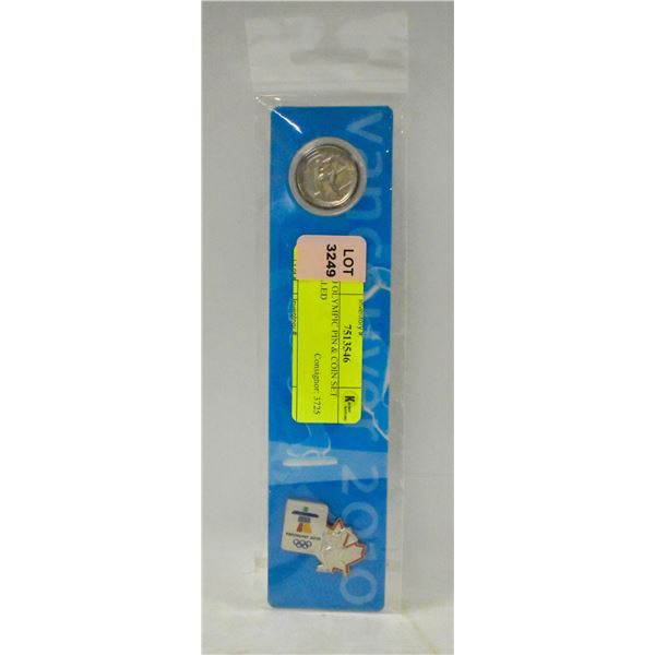 2010 OLYMPIC PIN & COIN SET SEALED