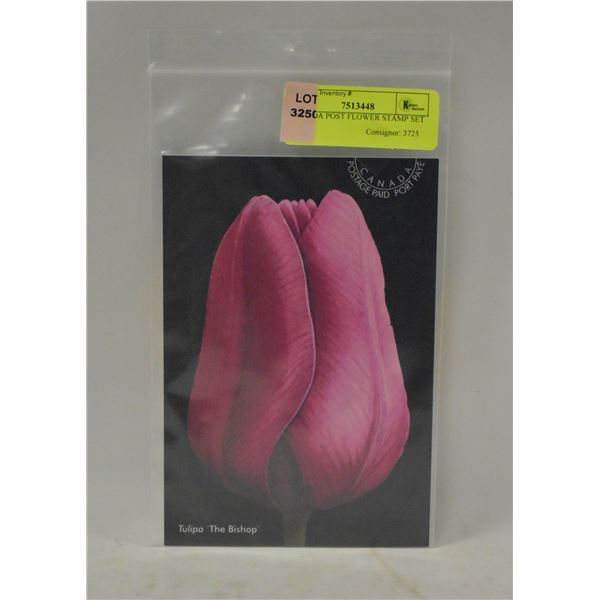 CANADA POST FLOWER STAMP SET