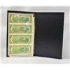 Image 2 : BOOK OF UNCUT US $2 BILLS W COA