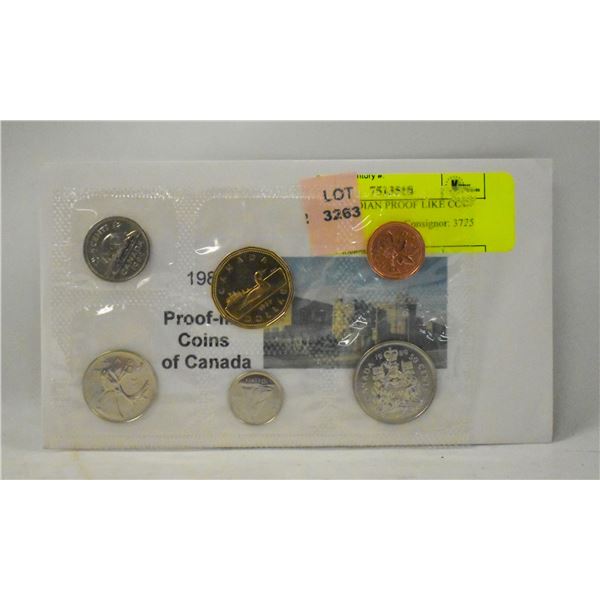 1989 CANADIAN PROOF LIKE COIN SET