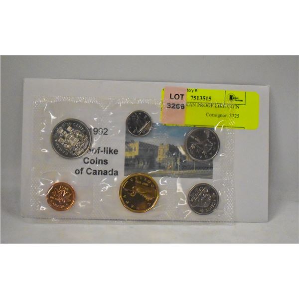 1992 CANADIAN PROOF LIKE COIN SET