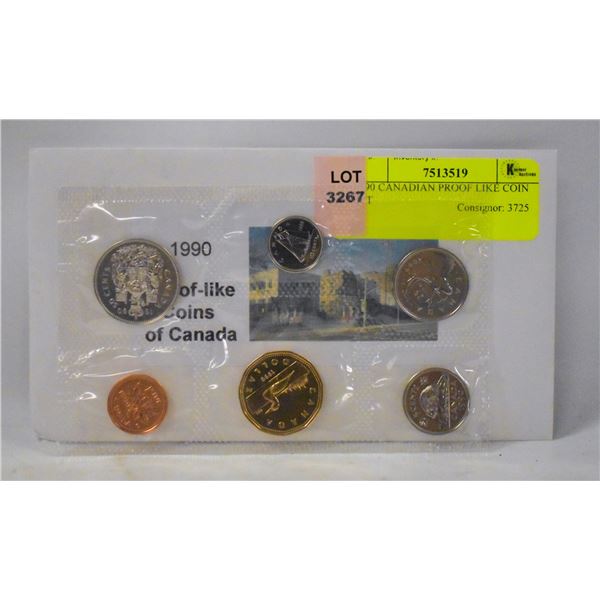 1990 CANADIAN PROOF LIKE COIN SET