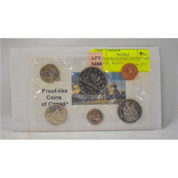 1985 UNCIRCULATED CANADA MINT COIN SET SEALED