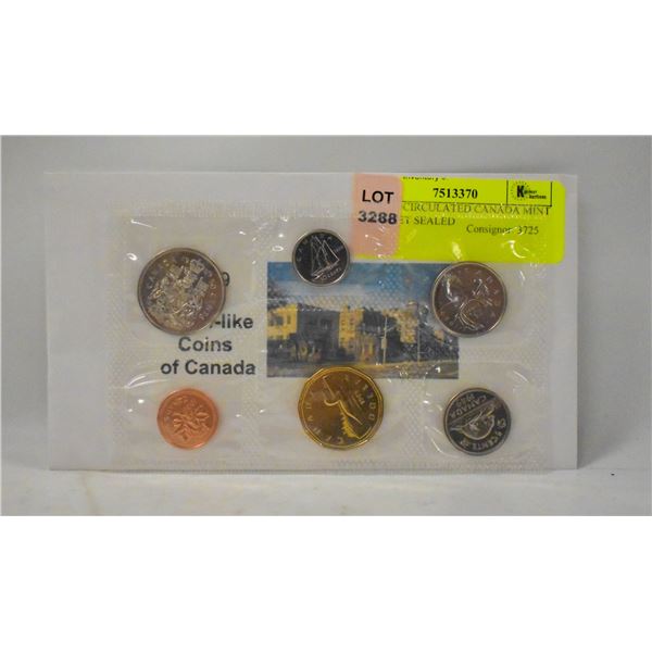 1989 UNCIRCULATED CANADA MINT COIN SET SEALED