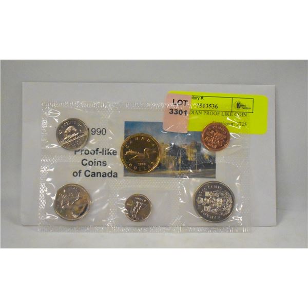 1990 CANADIAN PROOF LIKE COIN SET
