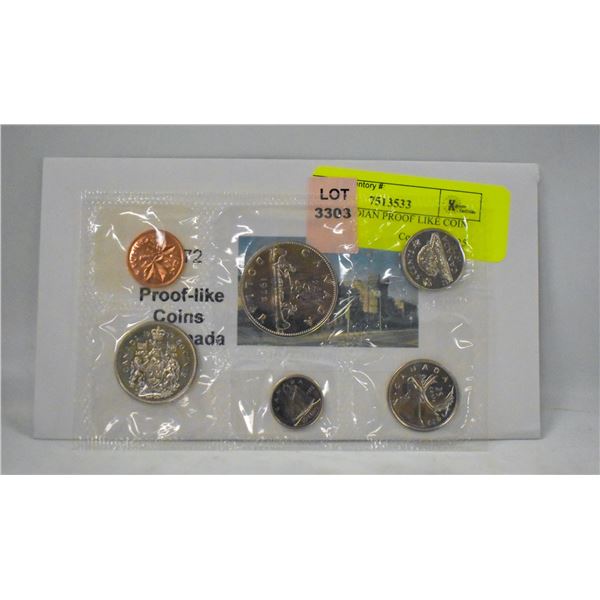 1972 CANADIAN PROOF LIKE COIN SET