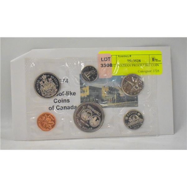 1974 CANADIAN PROOF LIKE COIN SET