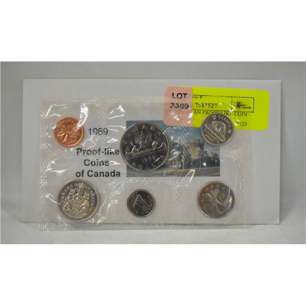 1969 CANADIAN PROOF LIKE COIN SET