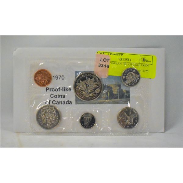 1970 CANADIAN PROOF LIKE COIN SET