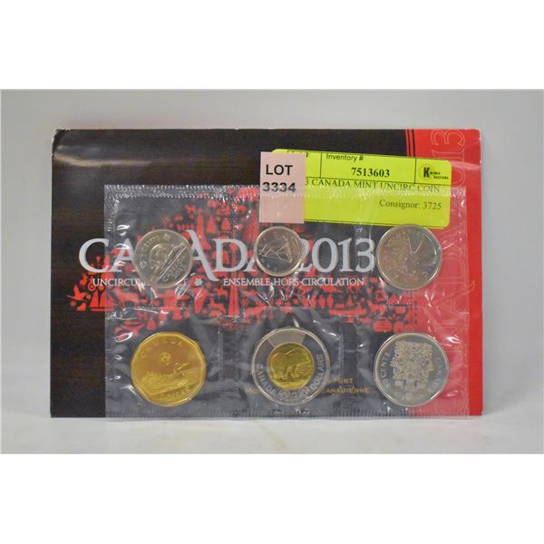 2013 CANADA MINT UNCIRC COIN SET