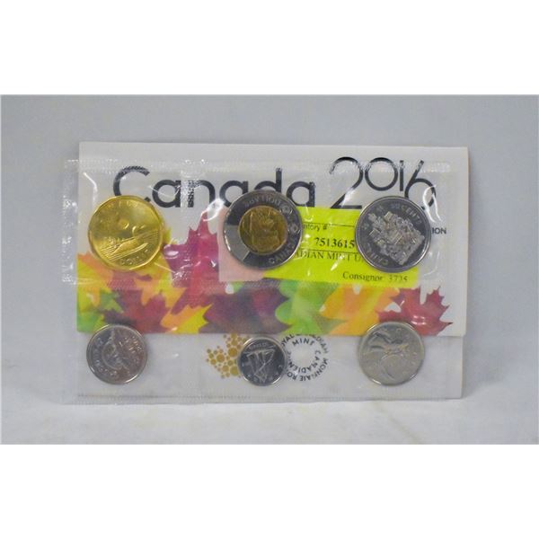 2016 CANADIAN MINT UNCIRC COIN SET