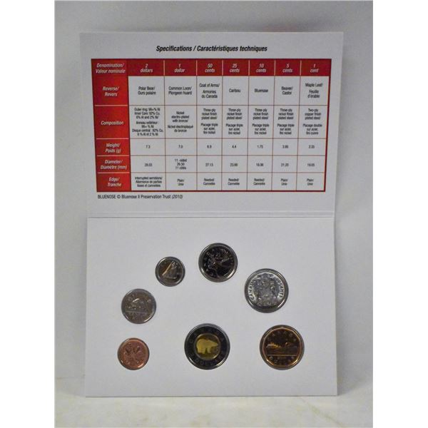2010 CANADIAN UNCIRCULATED COIN SET