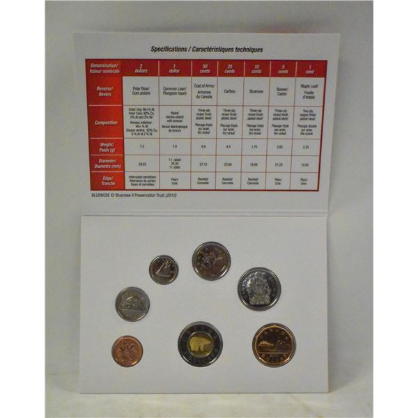2010 CANADIAN UNCIRCULATED COIN SET