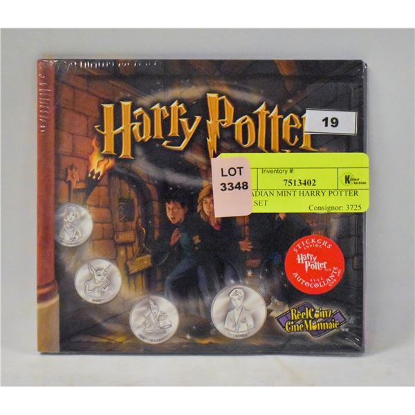 CANADIAN MINT HARRY POTTER COIN SET