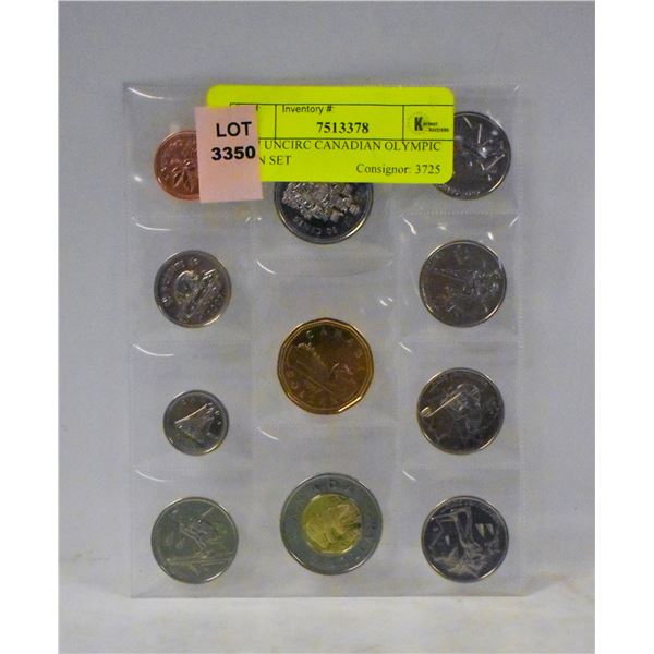 2007 UNCIRC CANADIAN OLYMPIC COIN SET
