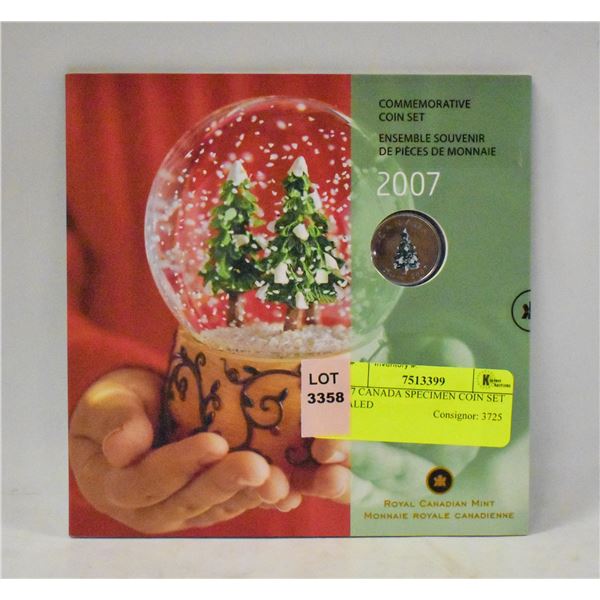 2007 CANADA SPECIMEN COIN SET SEALED