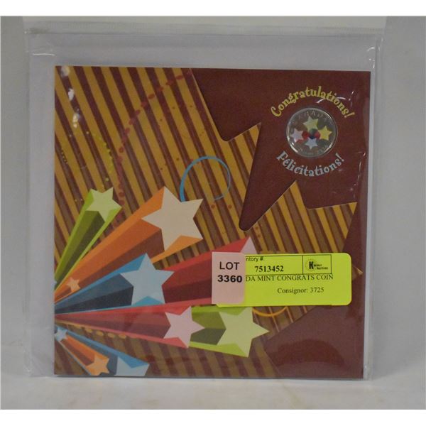 2010 CANADA MINT CONGRATS COIN SET