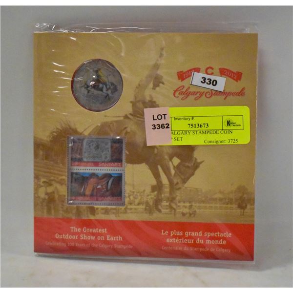 2012 CALGARY STAMPEDE COIN STAMP SET