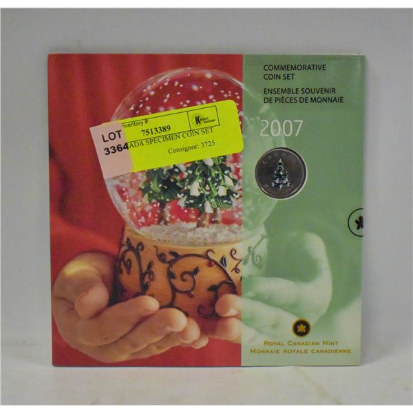 2007 CANADA SPECIMEN COIN SET SEALED