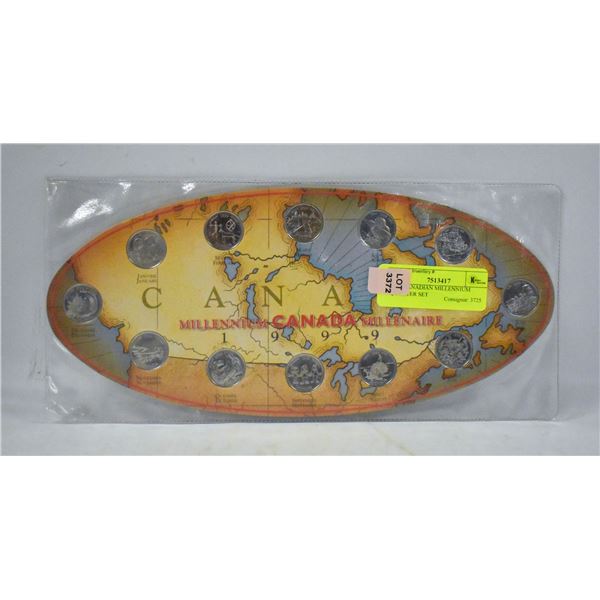 1999 CANADIAN MILLENNIUM QUARTER SET