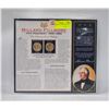 Image 1 : M FILLMORE 2 US DOLLAR COINS UNCIRC