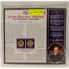 Image 1 : JQ ADAMS 2 US DOLLAR COINS UNCIRC