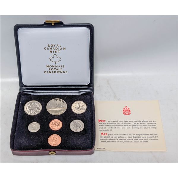 1975 SPECIMEN CANADA COIN SET IN CASE