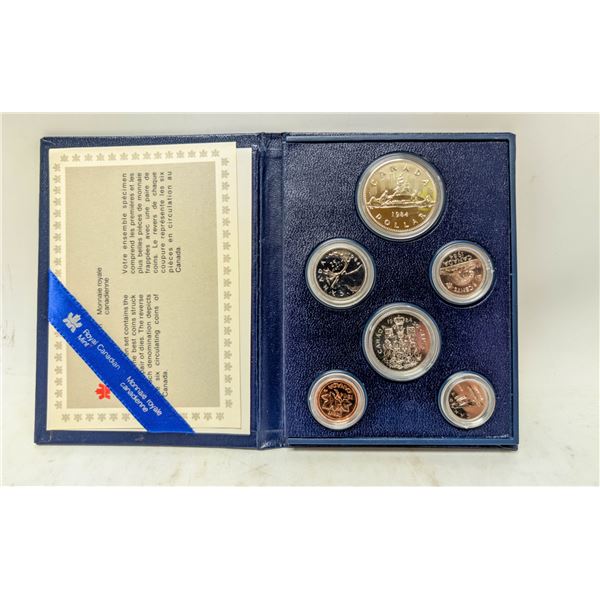 1984 CANADIAN SPECIMEN COIN SET IN CASE